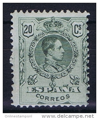 Spain: 1909, Mi 235 A MH/* - Nuovi