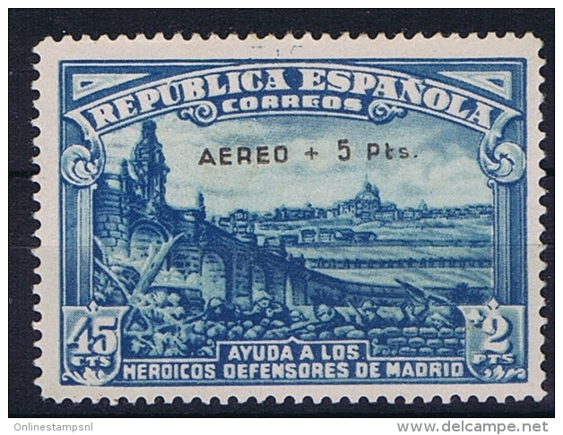 Spain: 1938  Mi 711  MH/*, SIGNED ! - Ongebruikt