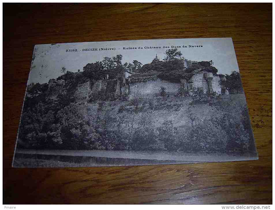 CPA 58 DECIZE Ruines Du Château Des Ducs De Nevers Pour Lemaire à Chateau Thierry - Decize