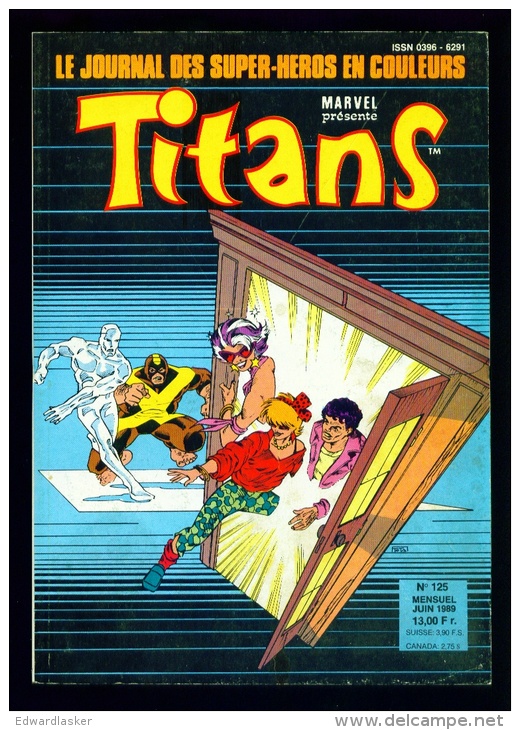 TITANS N°125 - Lug 1989 - Très Bon état - Lug & Semic