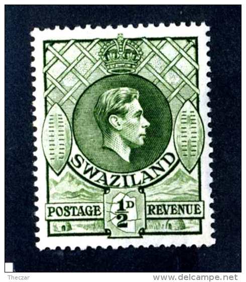 5944x)  Swaziland 1950  ~ SG # 28b  Mint* ~ ( Cat. £2.50 )~ Offers Welcome! - Swaziland (...-1967)