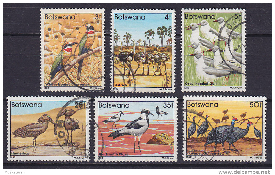 Botswana 1982 Mi. 301-03, 310, 312, 314 Birds Vögel - Botswana (1966-...)