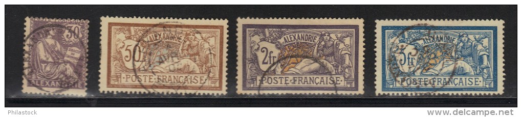 ALEXANDRIE  N° 28,30,32 & 33 Obl. - Oblitérés