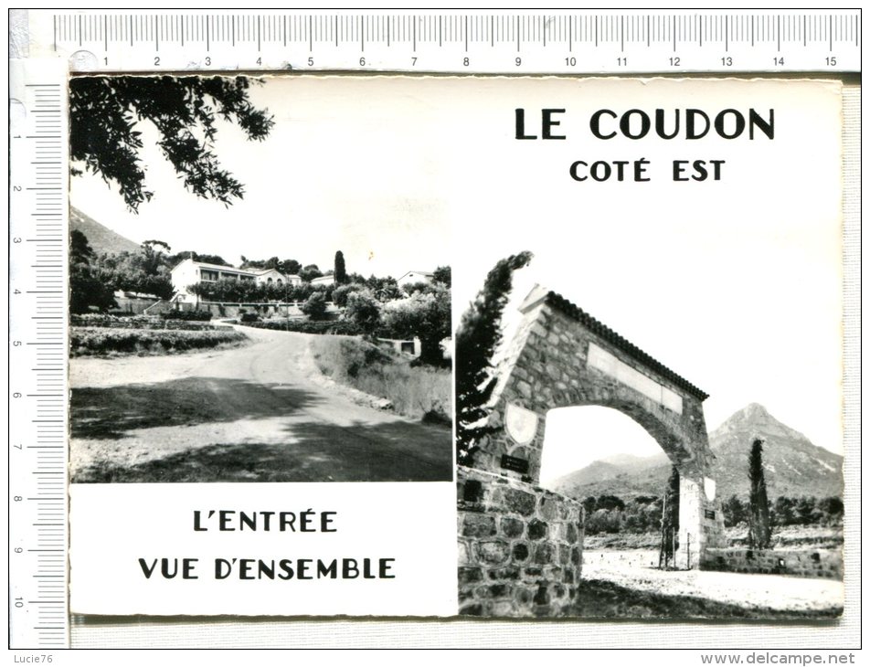 LA VALETTE DU VAR  -  LES GUEULES CASSEES  -  LE COUDON  -  2 Vues  :  L Ensemble   -  Côté Est - - La Valette Du Var