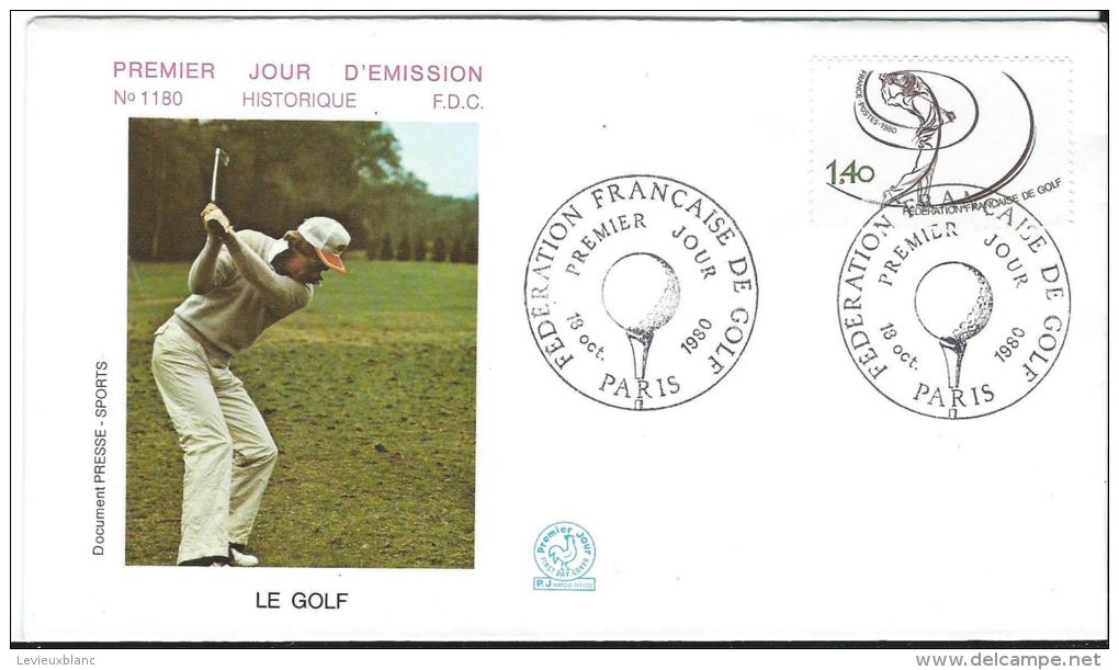 Premier Jour Emission/ Sports/Fédération Française De Golf/Paris/1981   PJE30 - Atletica