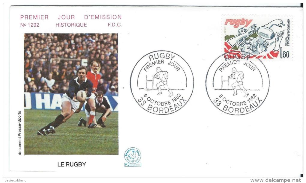 Premier Jour Emission/ Sports/Rugby/Bordeaux/1982   PJE31 - Rugby