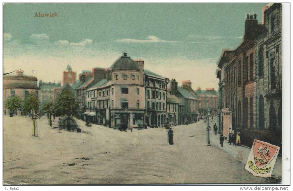 NORTHUMBERLAND - ALNWICK - (STREET SCENE) 1910  Nm199 - Other & Unclassified
