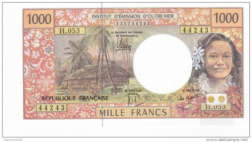 Polynésie Française / Tahiti - 1000 FCFP - "NOUVEAUTE" / H.053 / 2013 / Signatures Noyer/de Seze/La Cognata - Neuf / UNC - Territoires Français Du Pacifique (1992-...)