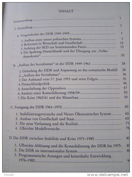 DIE DDR 1945 - 1990 OLDENBOURG GRUNDRISS DER GESCHICHTE Hermann WEBER 2006 MÜNCHEN 4. AUFLAGE - Politique Contemporaine