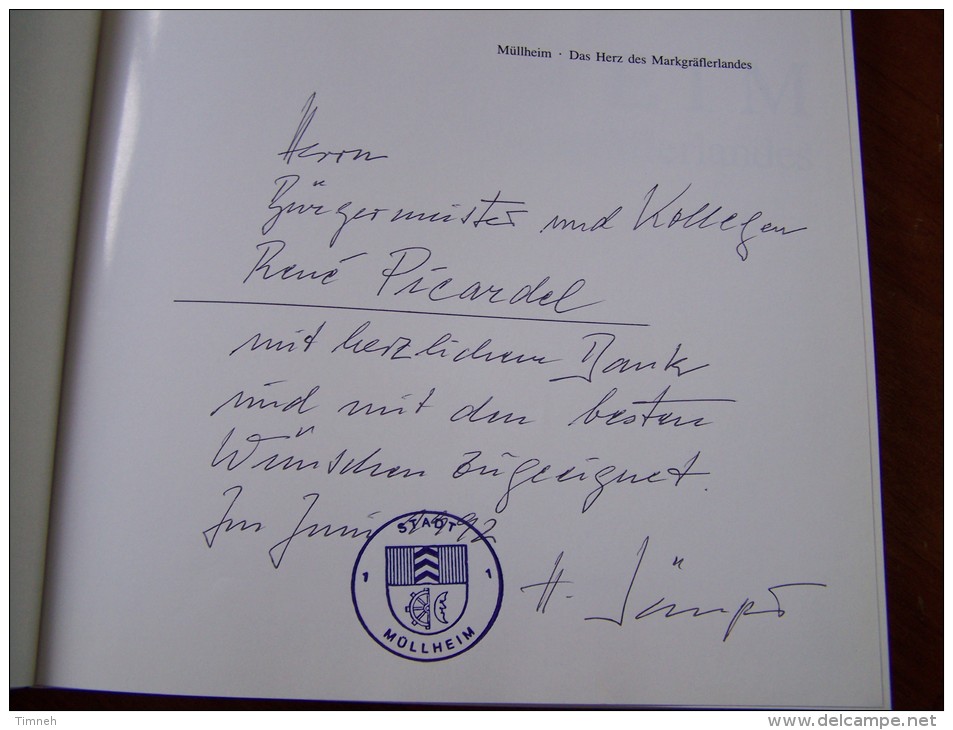 MÜLLHEIM DAS HERZ DES MARKGRÄFLERLANDES Beschrieben Von Fritz FISCHER Und Horst TRIES 1991 SCHILLINGER VERLAG - Baden-Württemberg