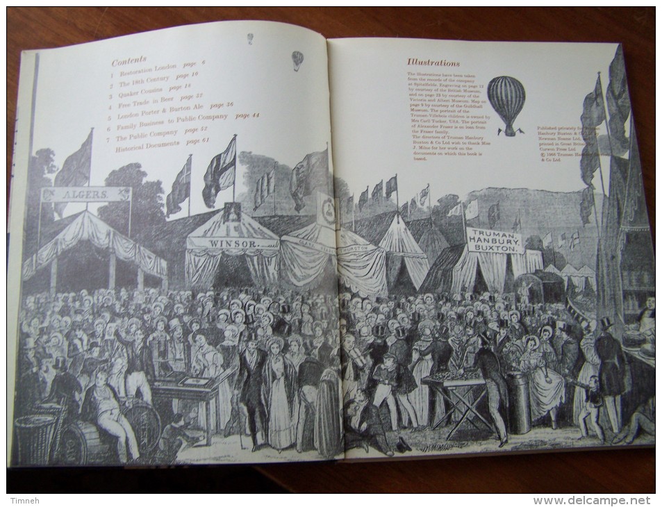 TRUMANS THE BREWERS 1666 - 1966 THE STORY OF TRUMAN HANBURY BUXTON & CO LTD LONDON & BURTON - Andere & Zonder Classificatie