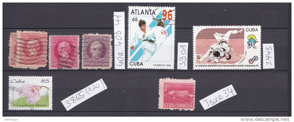 Cuba Numérotation Scott  A VOIR - Collections, Lots & Séries