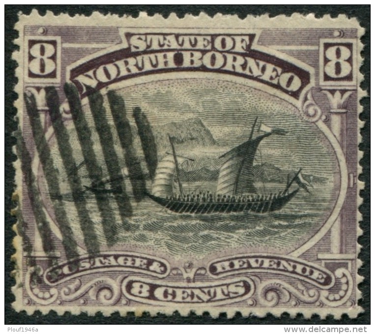 Pays :  70,1 (Borneo Du Nord : Etat)  Yvert Et Tellier N° :   57 (o) - North Borneo (...-1963)