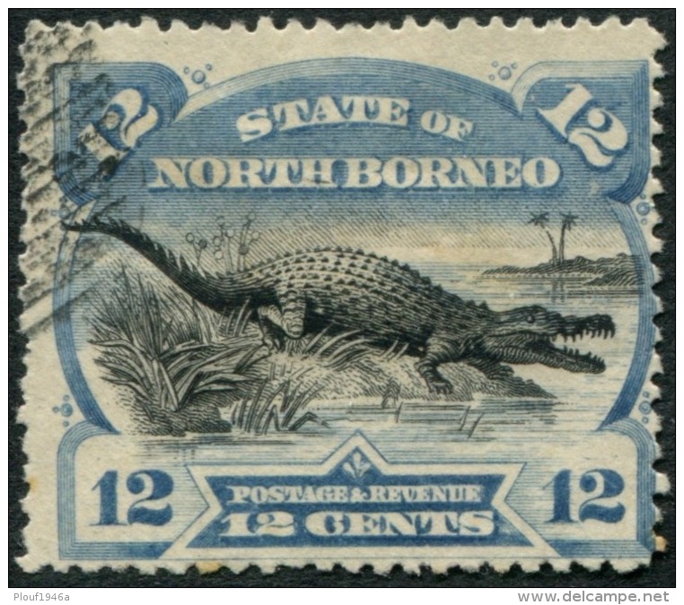 Pays :  70,1 (Borneo Du Nord : Etat)  Yvert Et Tellier N° :   58 (o) - North Borneo (...-1963)