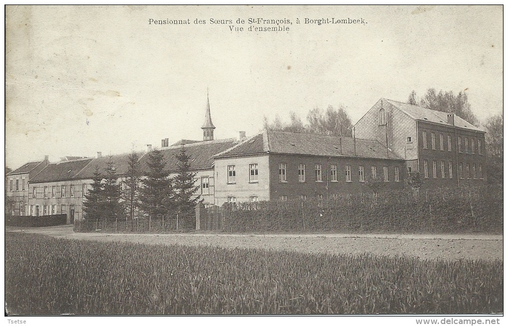 Borght-Lombeek - Pensionnat Des Soeurs De St-François - Vue D'ensemble -1925 ( Verso Zien ) - Roosdaal