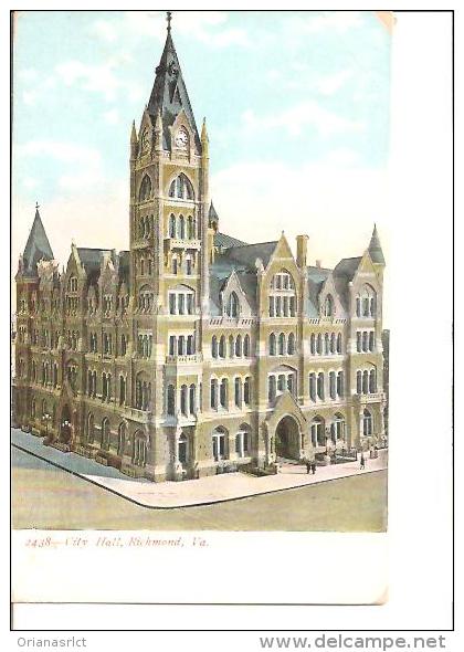 61860) Cartolina Postale - City Hall - Virginia - Nuova - Richmond