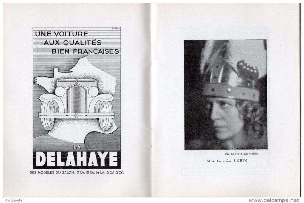 - Livre De 20 Pages -  1931 - Académie Nationale De Musique Et De Danse - Nombreuses Pub. - 069 - Programmes