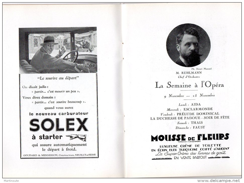 - Livre De 20 Pages -  1931 - Académie Nationale De Musique Et De Danse - Nombreuses Pub. - 069 - Programmes