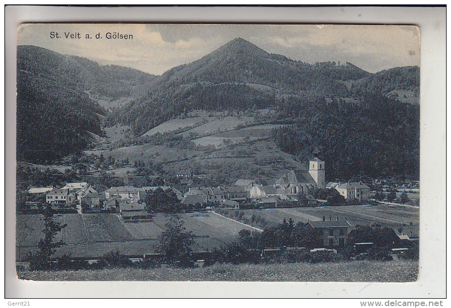 A 3161 SANKT VEIT AN DER GÖLSEN, Ortsansicht, 1907 - Lilienfeld