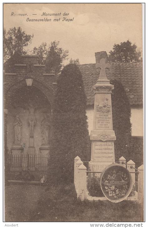 Rosmeer - RELAIS ** Vlijtingen ** Monument Der Gesneuvelden Met Kapel - Bilzen