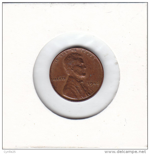 ONE CENT Lincoln  1946  QUALITE++++++++++++++++++ +++++++++++ - 1909-1958: Lincoln, Wheat Ears Reverse