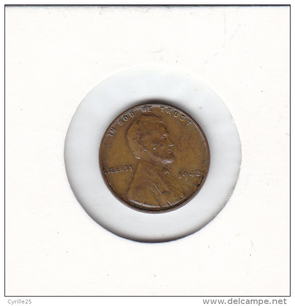 ONE CENT Lincoln  1942  QUALITE++++++++++++++++++ +++++++++++ - 1909-1958: Lincoln, Wheat Ears Reverse