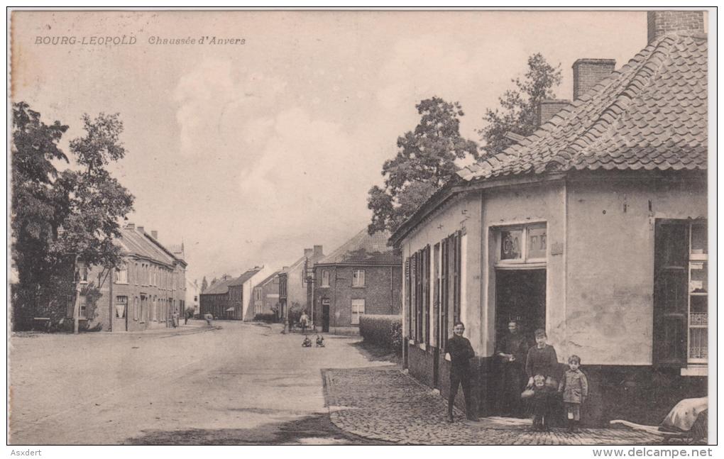Leopoldsburg / Bourg-Leopold  - Chaussée D'Anvers - 1920 - Leopoldsburg