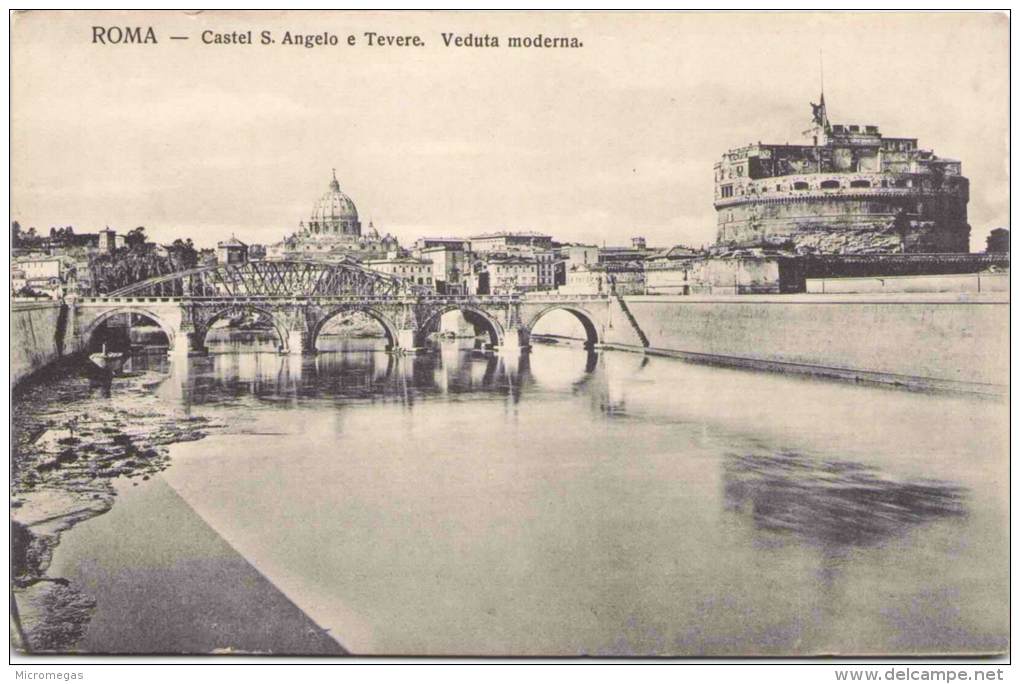 ROMA - Castel S. Angelo E Tevere - Veduta Moderna - Castel Sant'Angelo