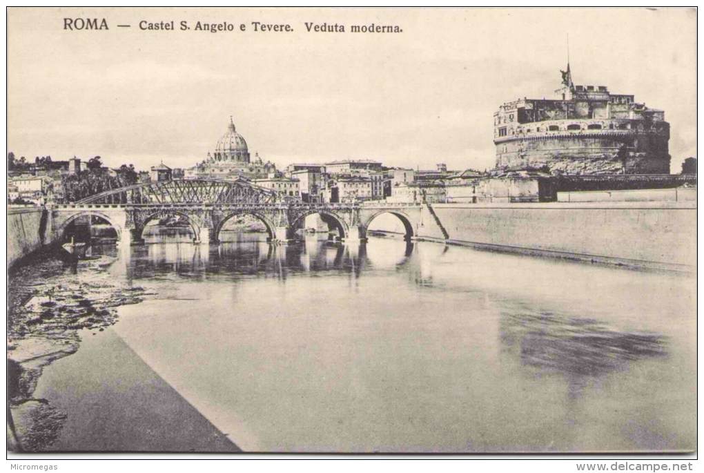 ROMA - Castel S. Angelo E Tevere - Veduta Moderna - Castel Sant'Angelo