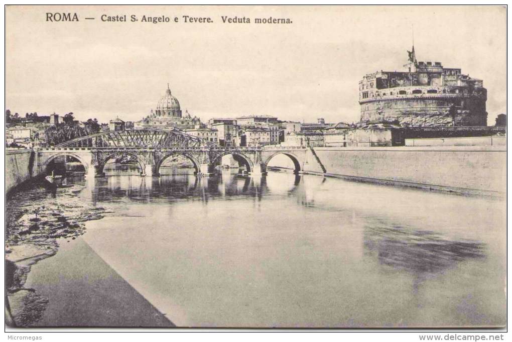 ROMA - Castel S. Angelo E Tevere - Veduta Moderna - Castel Sant'Angelo