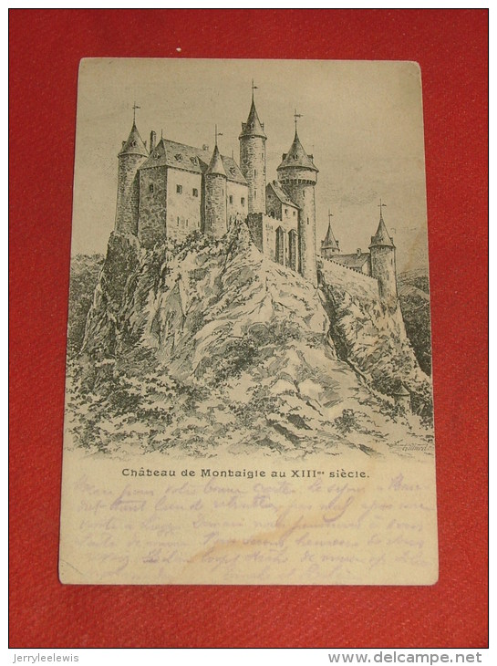 FALAËN  -   Château De Montaigle Au XIIIme Siècle  -  1905 - Onhaye