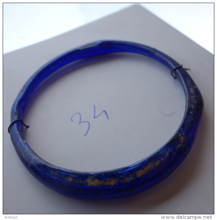 Empire romain d'Orient  -  bracelet offrande en patte de verre - Liban