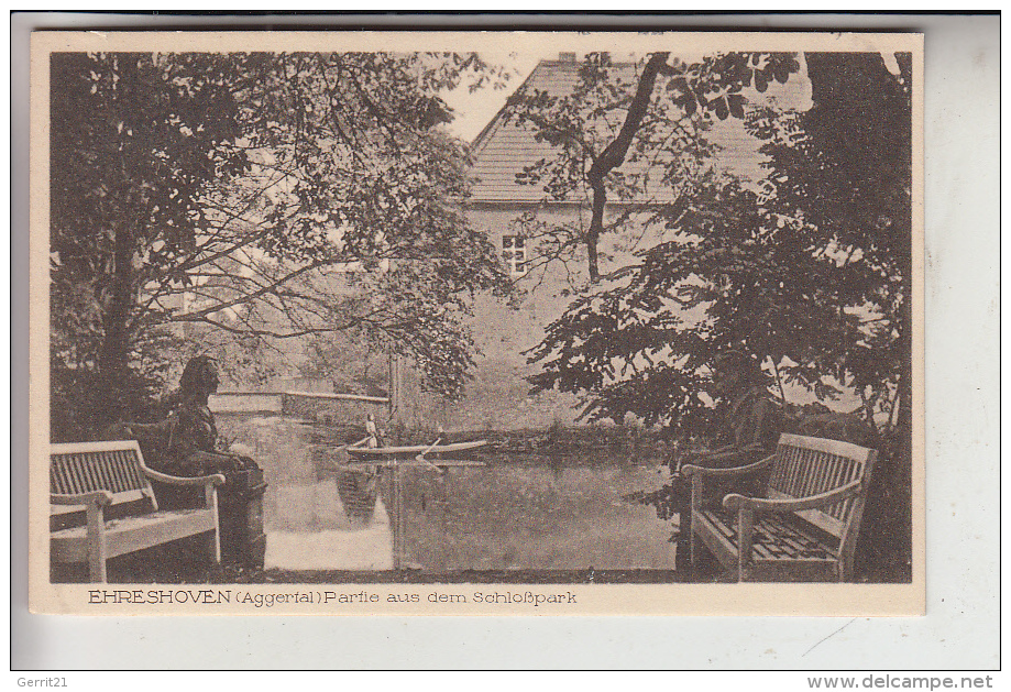 5250 ENGELSKIRCHEN - EHRESHOVEN, Schloss Ehreshoven, Partie Aus Dem Schloßpark - Lindlar