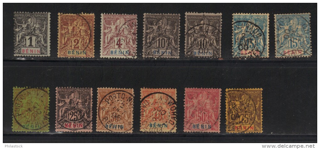 BENIN N° Entre 33 & 44 (33 * ) Obl. Qq Nuances - Used Stamps