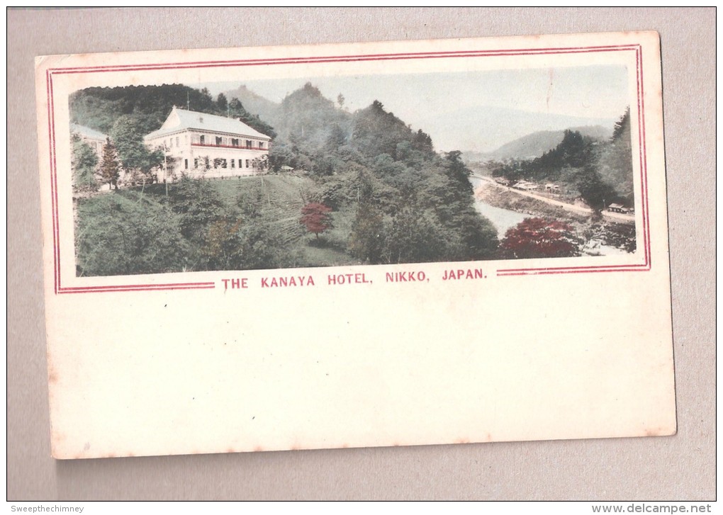 CPA JAPAN JAPON THE KANAYA HOTEL NIKKO UNUSED - Otros & Sin Clasificación