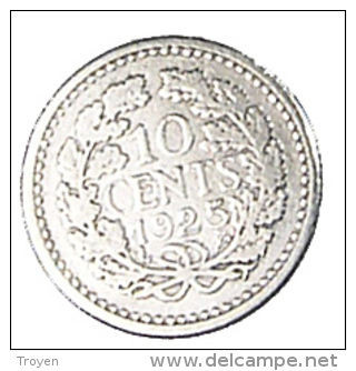 Hollande - Pays-Bas - 10 Cents - 1925 - Argent - TB+ - 10 Centavos