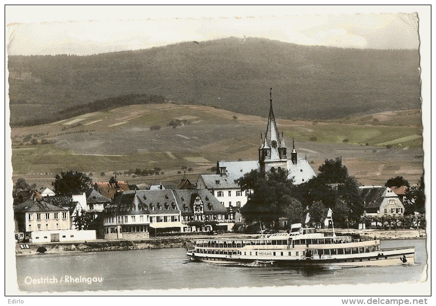 Oestrich Rheingau Timbre Décollé TTB - Oestrich-Winkel