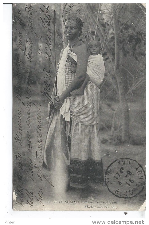 SOMALIE - Maman Et Bébé Somali - Somalie