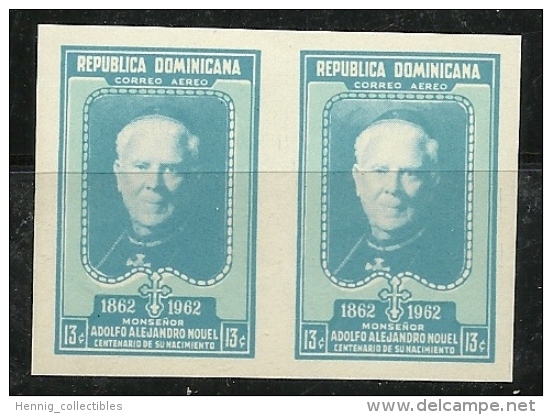 COLLECTIONS -Dominican Rep. 1962  - IMPERF. - ARCHBISHOP NOUEL  Scott  C126 - Repubblica Domenicana