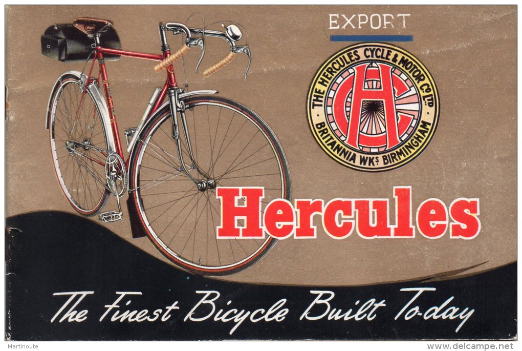 - Notice De 28 Pages Sur Les Cycles HERCULES - 090 - Other & Unclassified