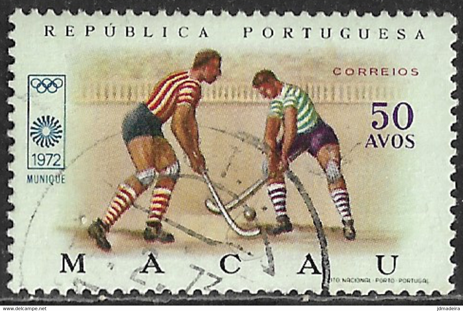 Macau Macao – 1972 XX Olympics Games Used Stamp - Oblitérés