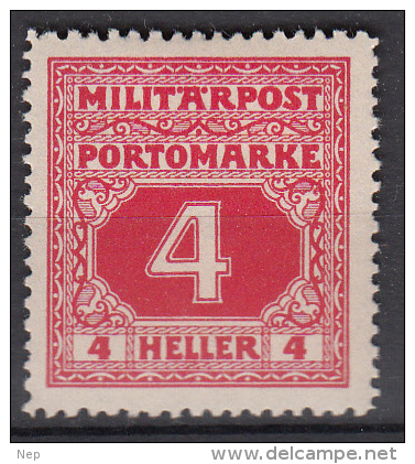 OOSTENRIJK - Michel - 1916 - Nr 15 (Bosnie-Herzegowina/Port) - MH* - Oostenrijkse Levant