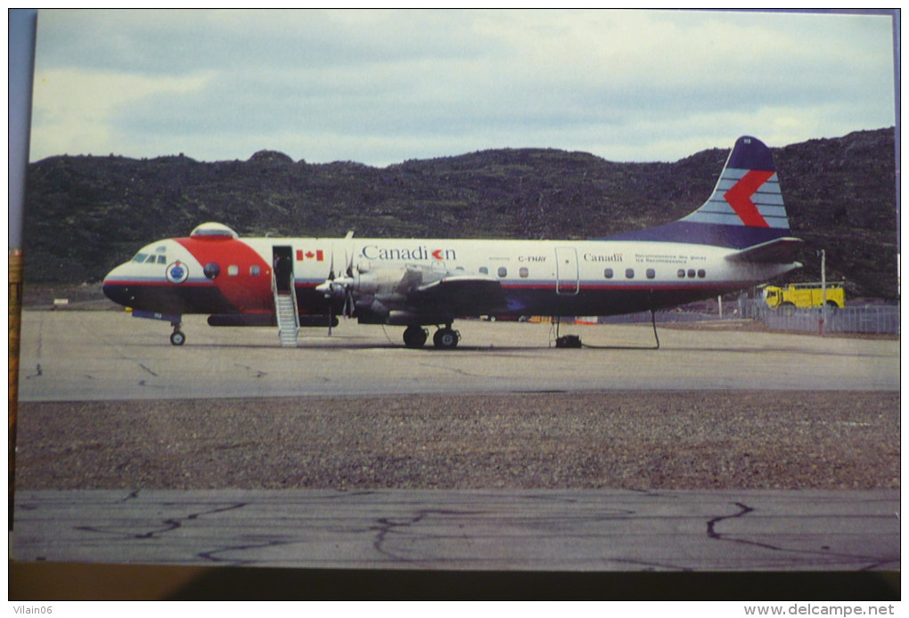 LOCKHEED L 188  ELECTRA       CANADIAN AIR LINES   C FNAY - 1946-....: Moderne