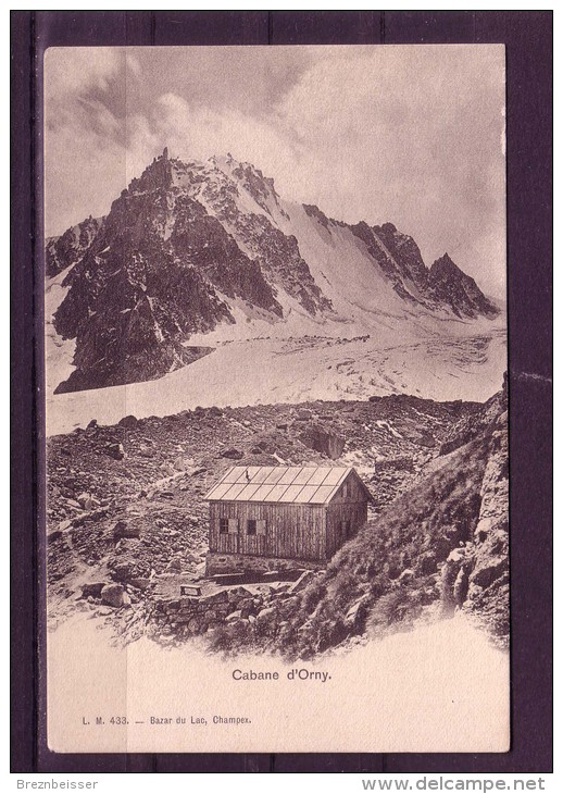 AK Schweiz : Cabane D´Orny- Karte Nicht Gel. 1920/1930 - Orny