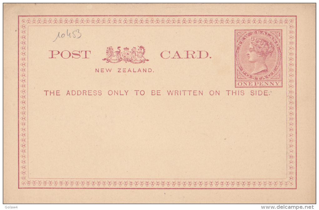 10453# NOUVELLE ZELANDE VICTORIA NEW ZELAND POST CARD CARTE CORRESPONDANCE POSTALE ENTIER POSTAL STATIONERY GANZSACHEN - Postal Stationery