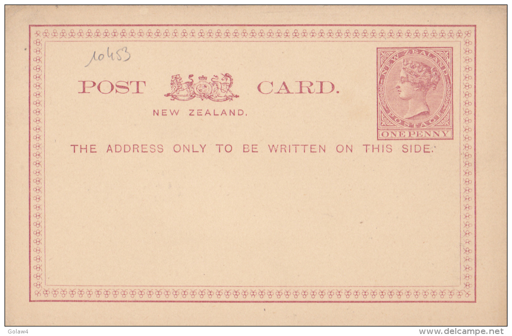 10453# NOUVELLE ZELANDE VICTORIA NEW ZELAND POST CARD CARTE CORRESPONDANCE POSTALE ENTIER POSTAL STATIONERY GANZSACHEN - Entiers Postaux