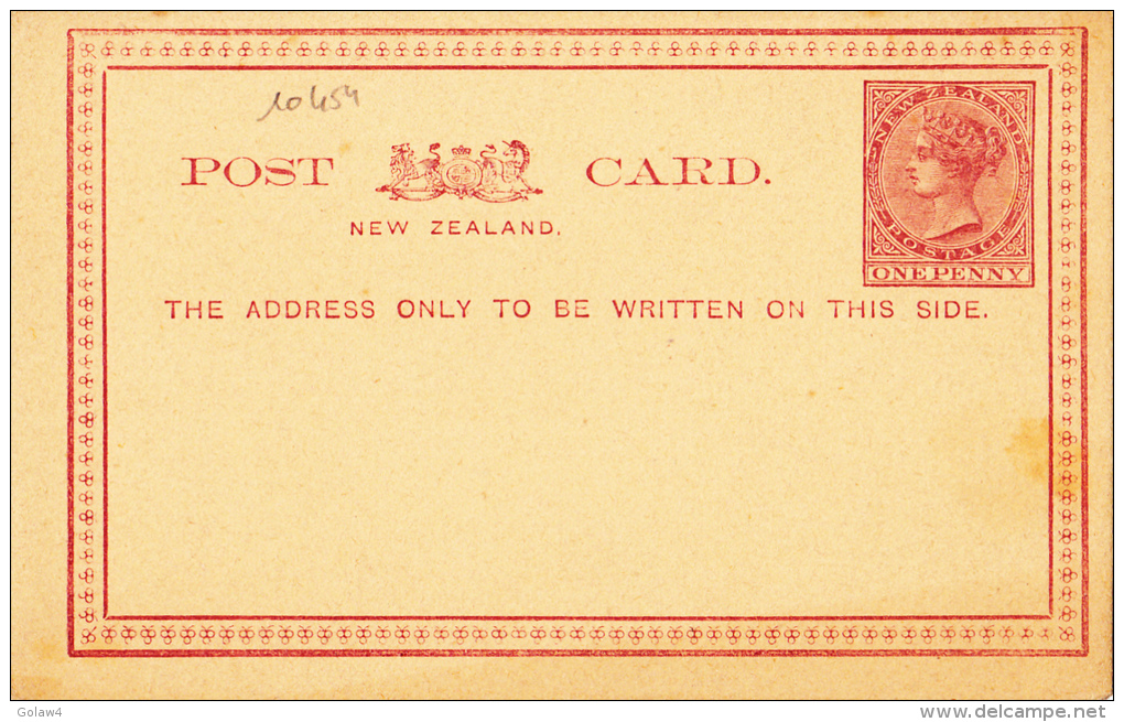 10454# NOUVELLE ZELANDE VICTORIA NEW ZELAND POST CARD CARTE CORRESPONDANCE POSTALE ENTIER POSTAL STATIONERY GANZSACHEN - Postal Stationery