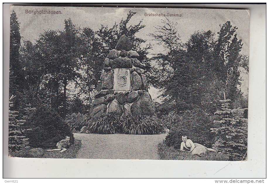 4807 BORGHOLZHAUSEN, Grafschafts-Denkmal, 1923 - Halle I. Westf.