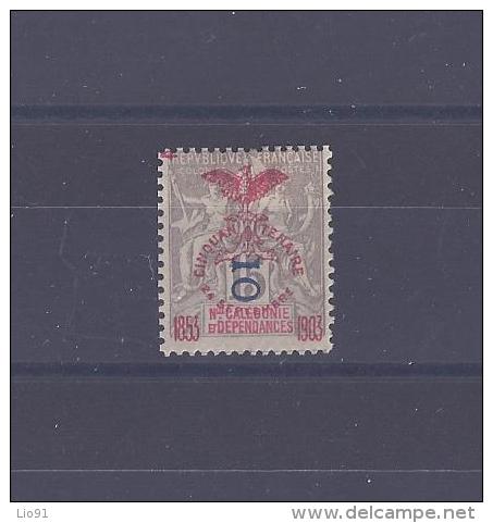 NOUVELLE-CALEDONIE.Cinquantenaire De La Présence Française;Timbres Surchargés - Neufs