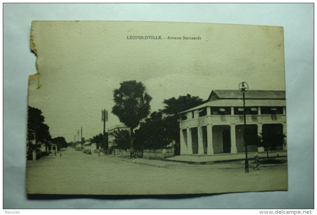 Léopoldville - Avenue Bernaerdt - Kinshasa - Leopoldville (Leopoldstadt)